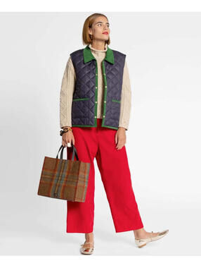 Frances Valentine Jane Corduroy Pant in Red, $398 NWT, 8, 85% OFF! #5